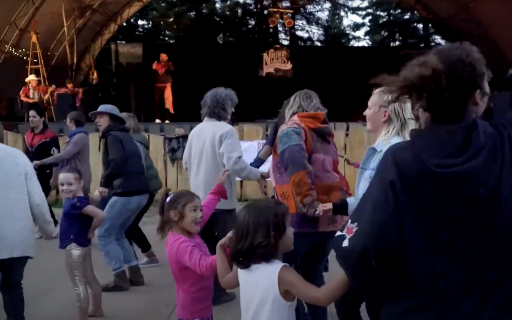 Saturday square dance at Northern Lights Bluegrass