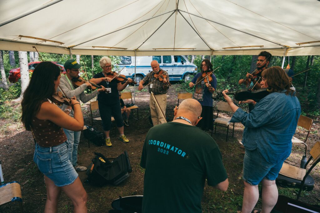 music camp - fiddles at northern lights bluegrass